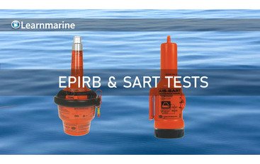 How often EPIRB and SART Tests shall be done on board?